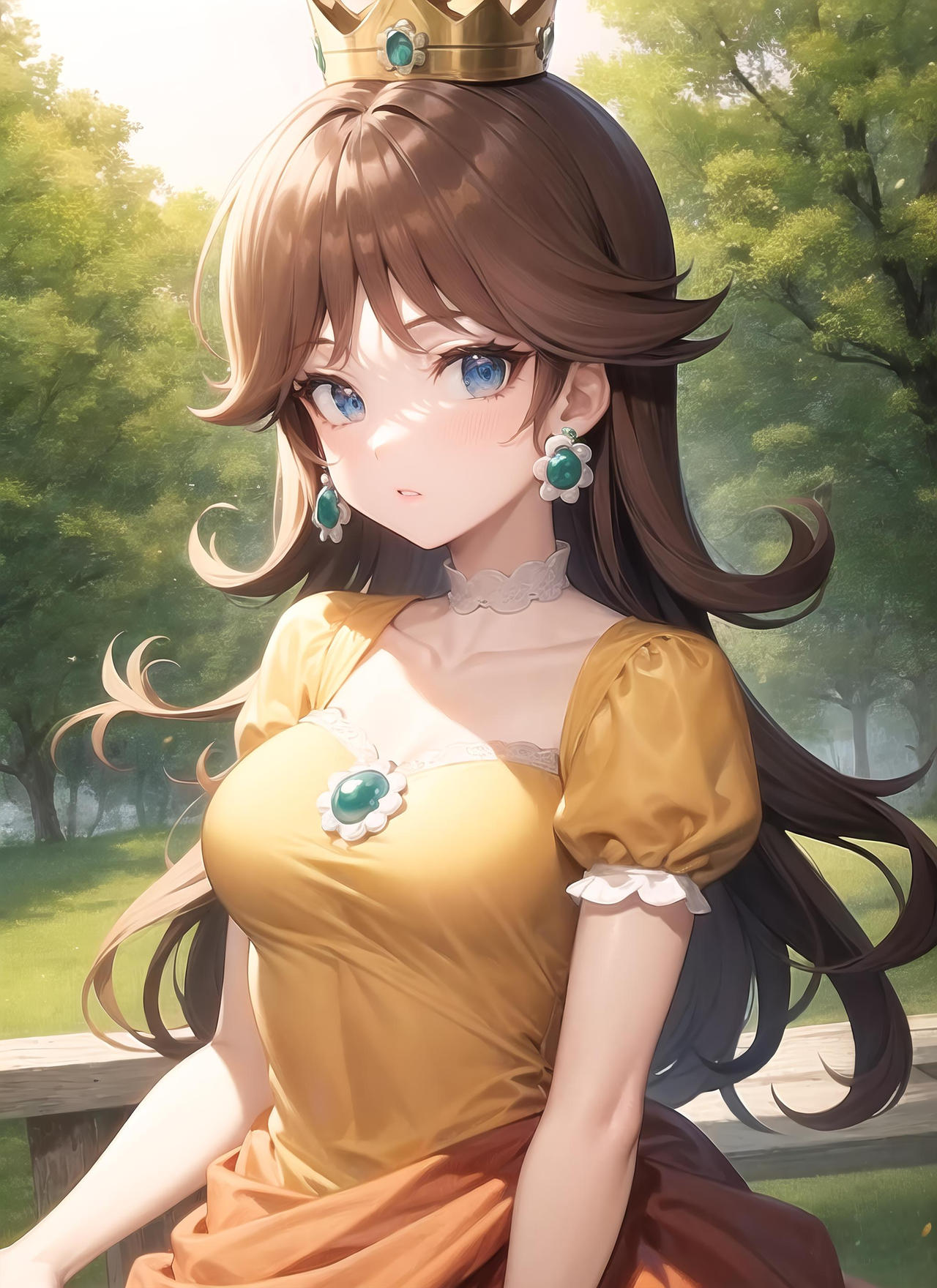 Princess Daisy anime by on DeviantArt