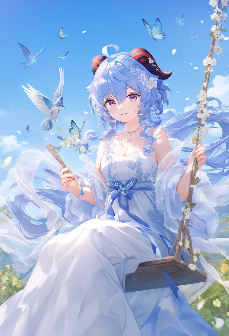 Ganyu princess swing 5 by BaboBiz on DeviantArt