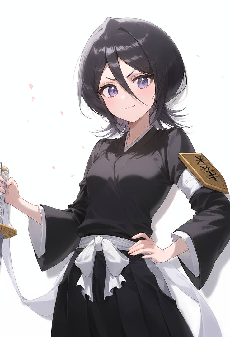 Rukia posing by BaboBiz on DeviantArt