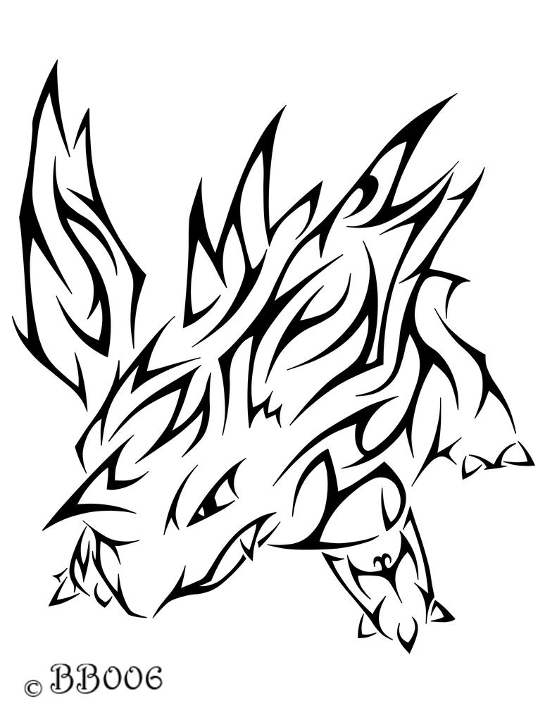 Трайбл эскиз покемон