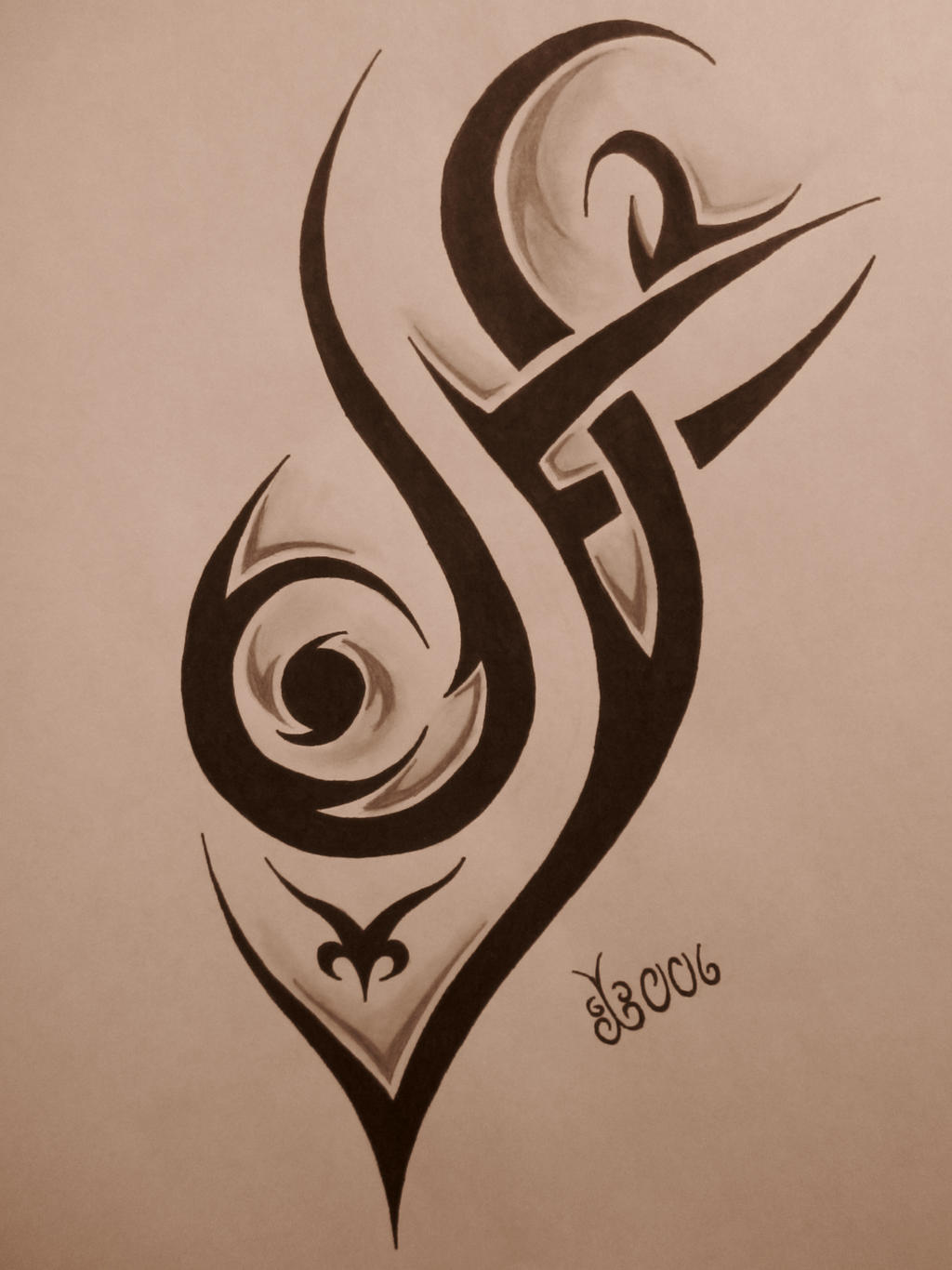 Tribal Tattoo Design 4