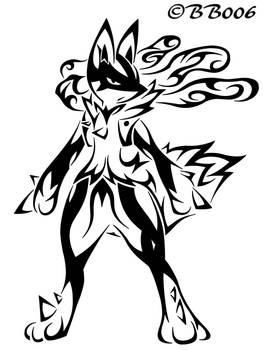 Tribal Mega-Lucario