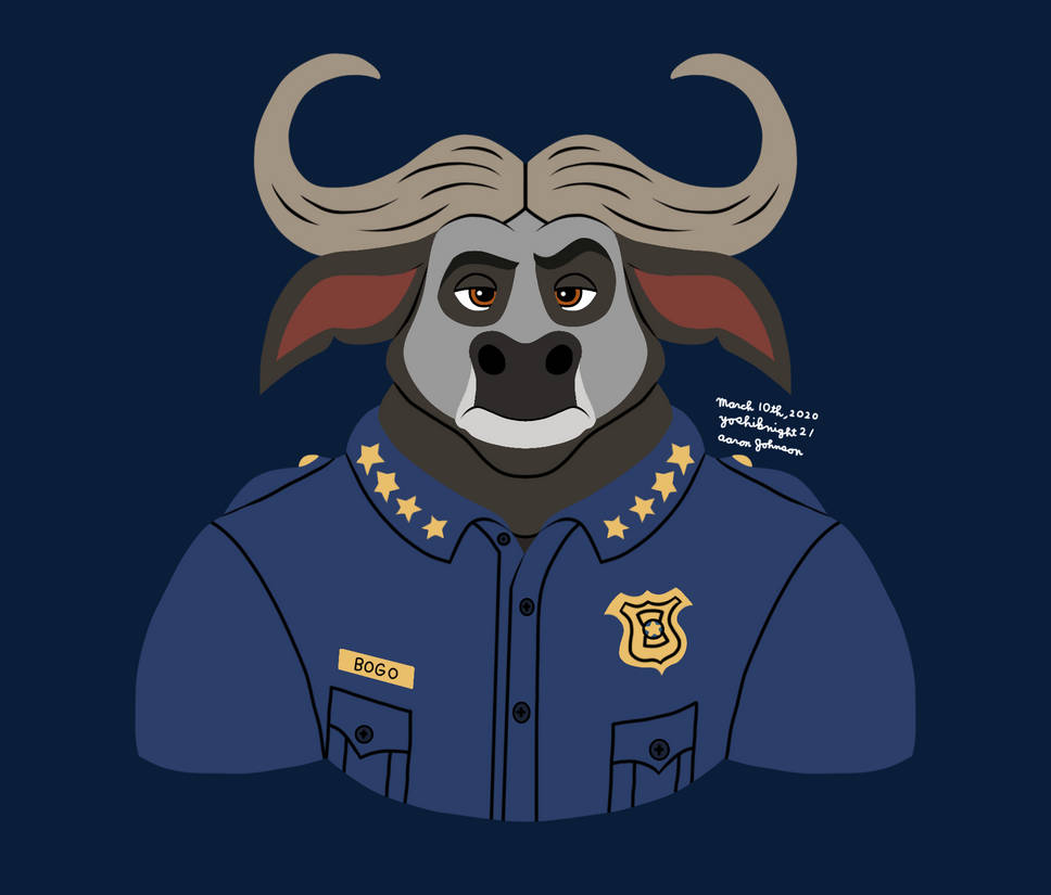 Chief Bogo (Zootopia) by YoshiTheFox on DeviantArt Chief Bogo (Zootopia) by YoshiTheFox on DeviantArt