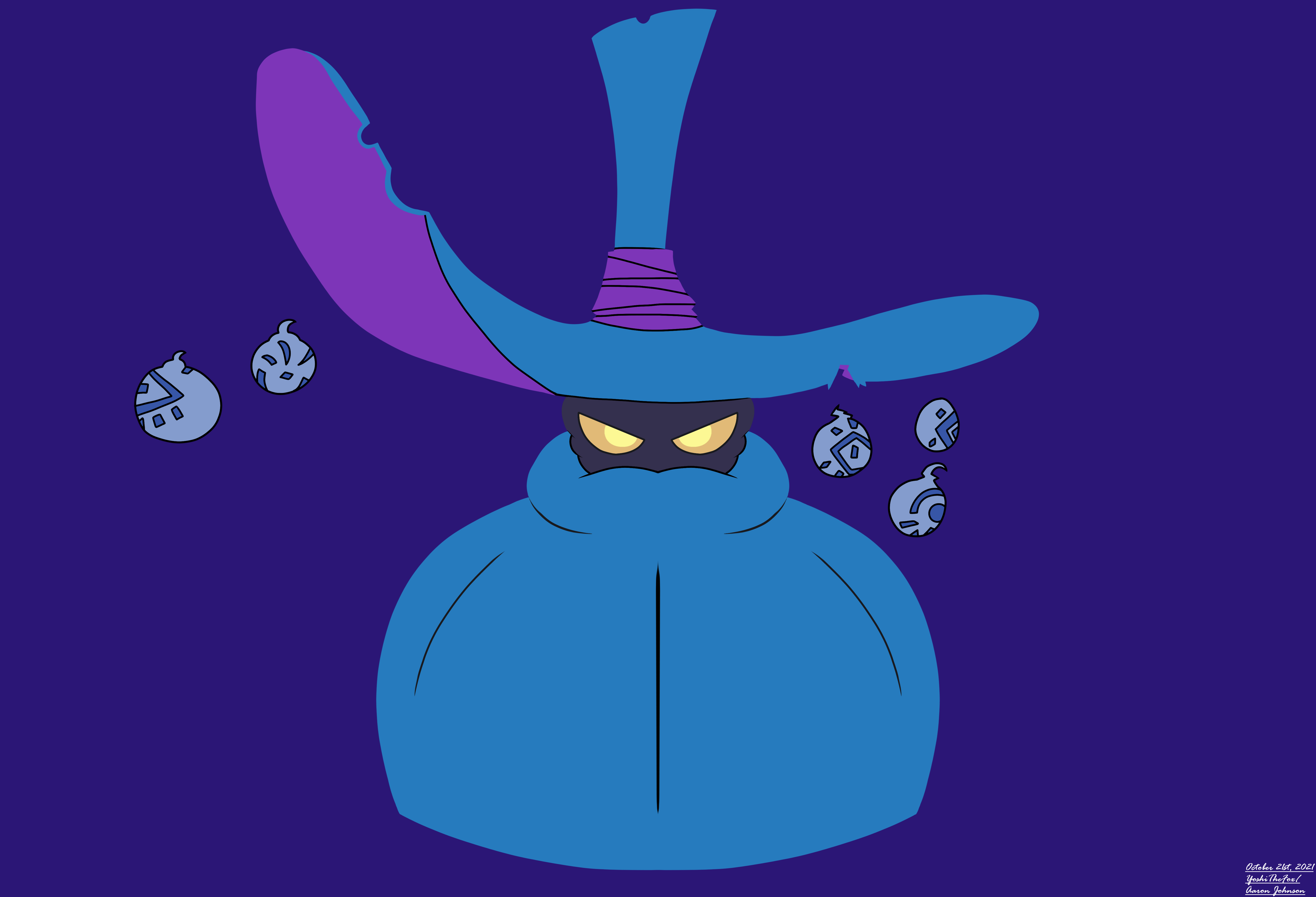 Mr. Dark (Rayman) by YoshiTheFox on DeviantArt