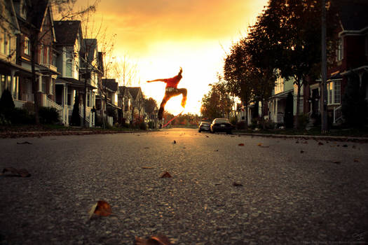 skateboarding