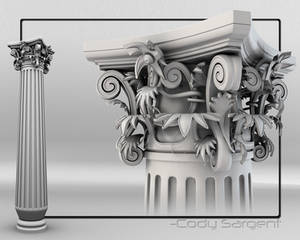 Corinthian Column 3D