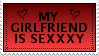 My Girlfriend Is Sexxxy Stamp