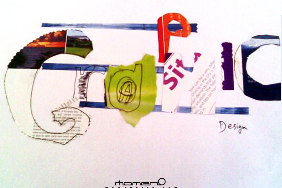 Collage Typography by momenarts on DeviantArt