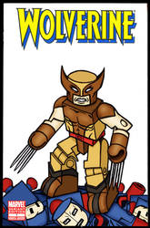 Wolverine Minimate Comic Cover