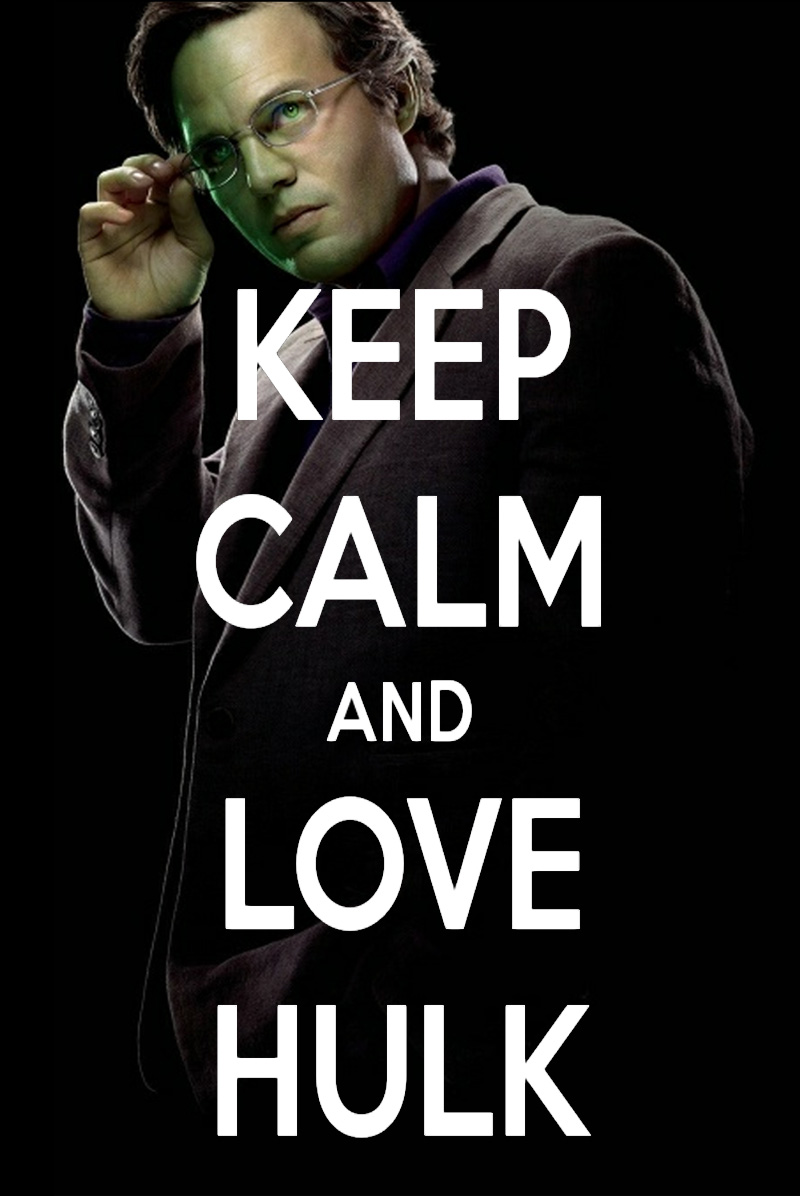 KEEP CALM AND LOVE HULK