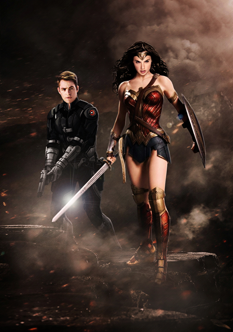 Wonder Woman and Steve Trevor