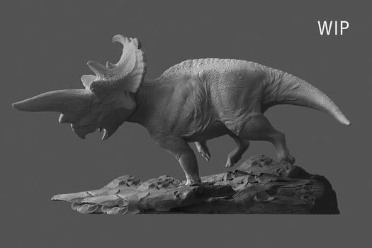 WIP_Pachyrhinosaurus in 1/15 scale.