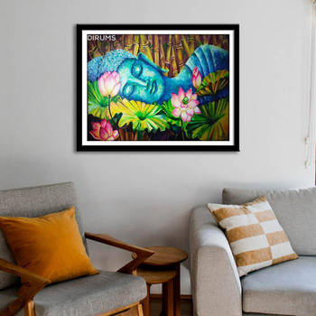 Sleeping Buddha, Original Buddha Paintings  Luxury