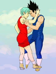 Vegeta and Bulma