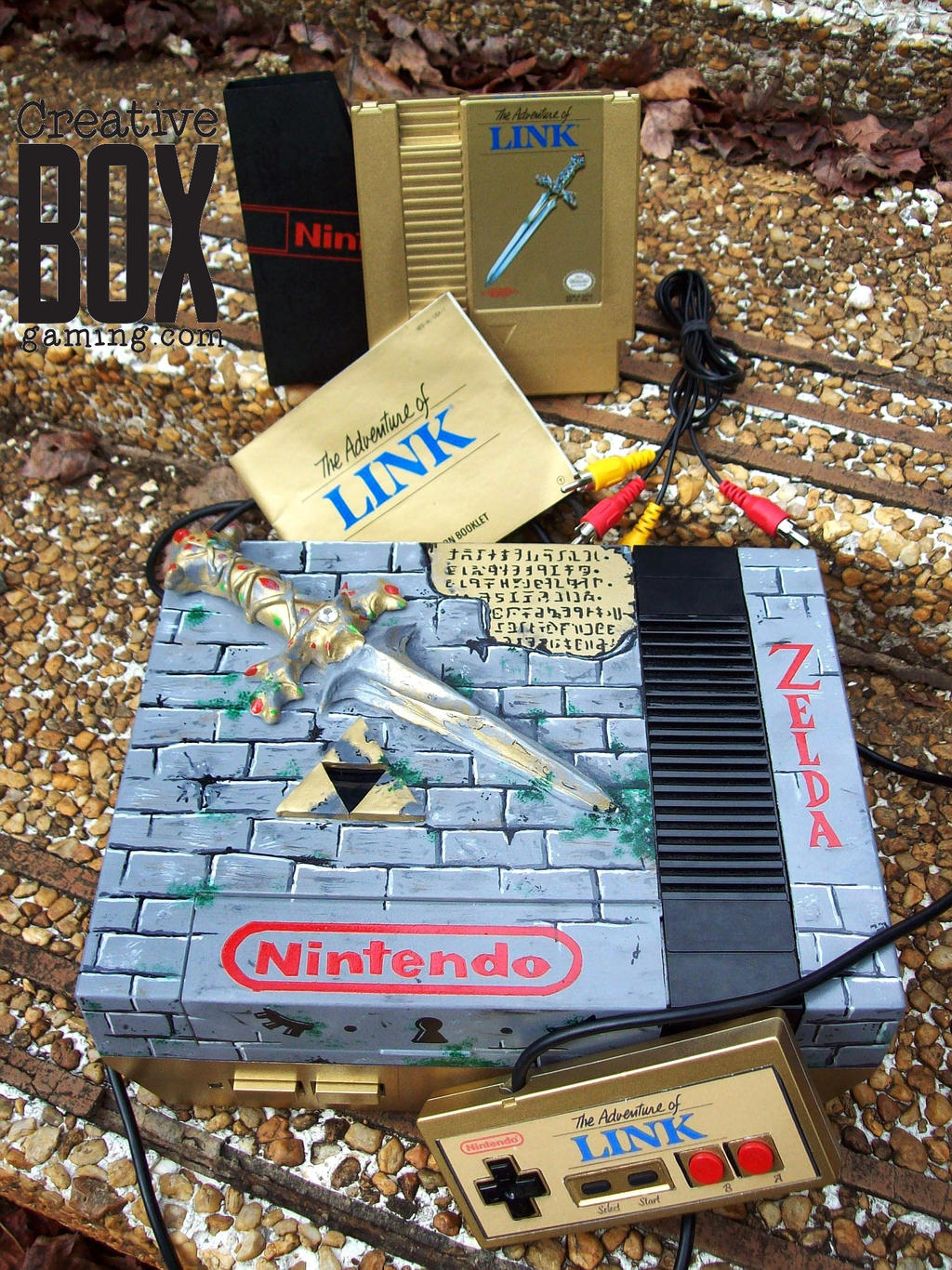 Zelda Custom NES Console by CreativeBoxGaming on DeviantArt
