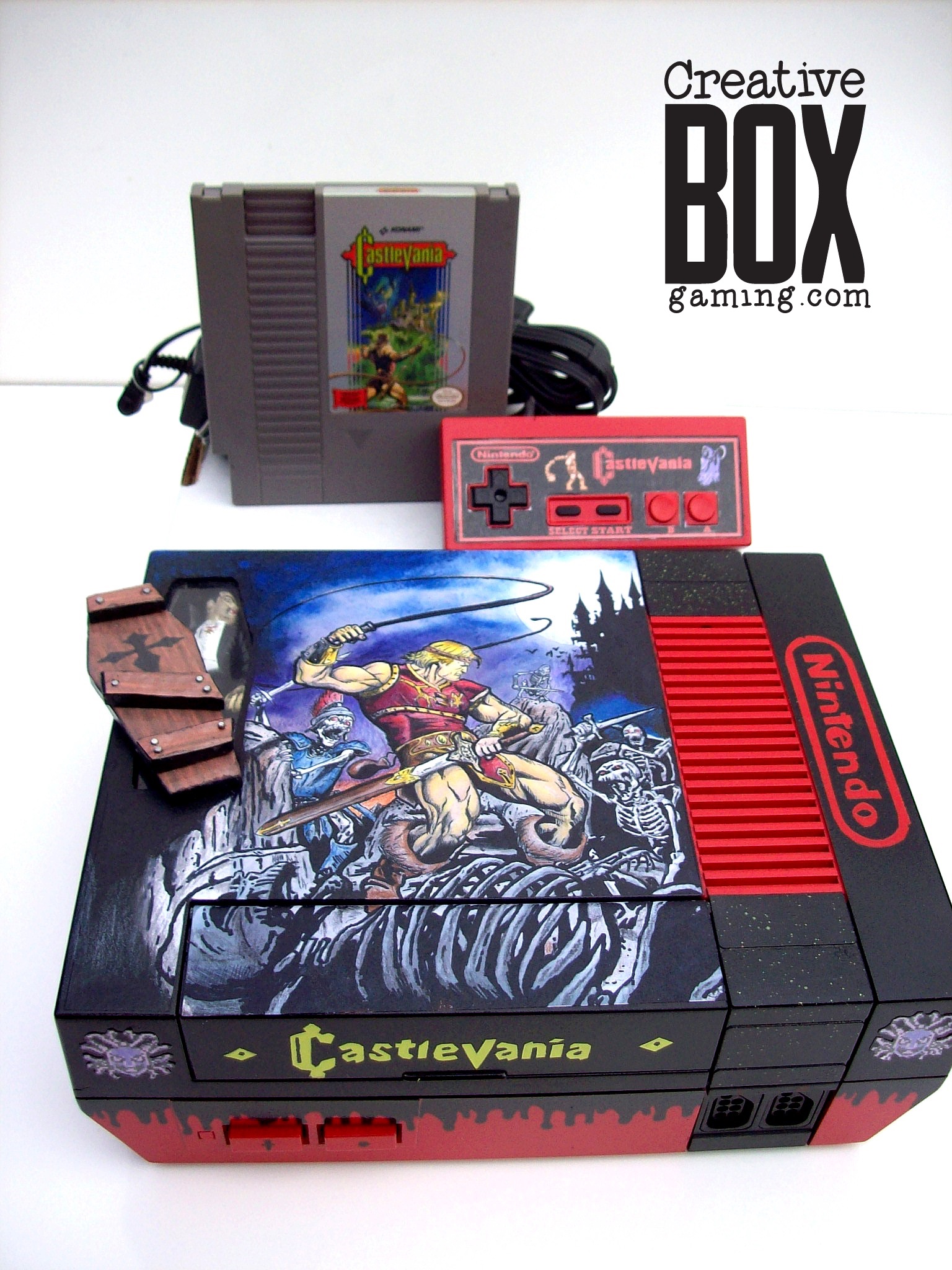 Castlevania Custom NES Nintendo Console by CreativeBoxGaming on DeviantArt