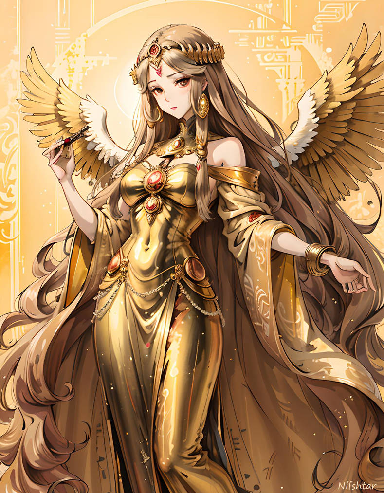 Holy Inana Golden Goddess - Inana by Nifshtar on DeviantArt