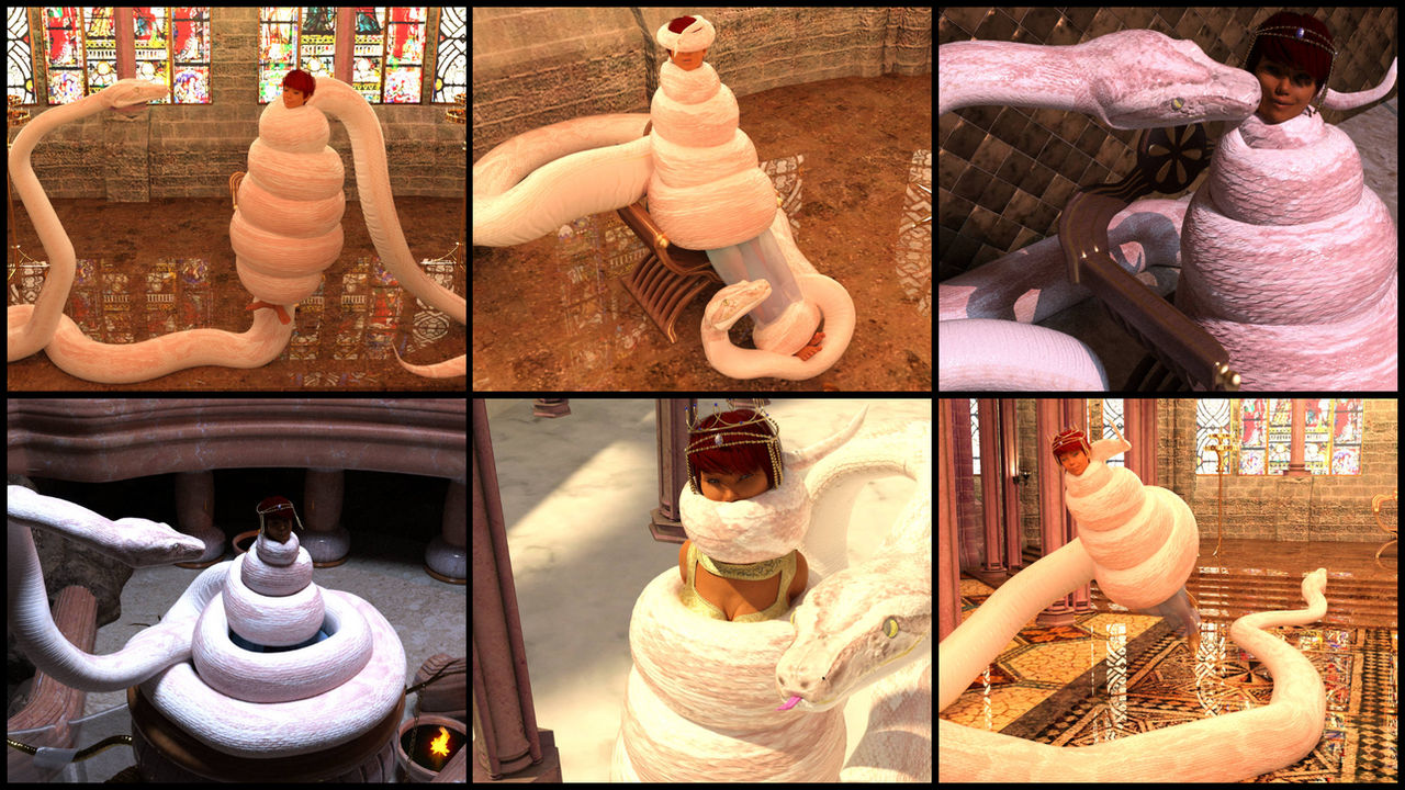 Princess Nashi and her pet python Collage by RoganTheDCfan on DeviantArt