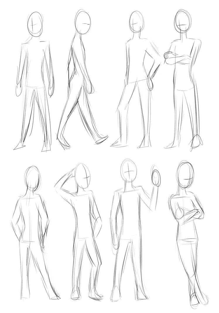 Reference Sketches 1 by Skecchiart on DeviantArt