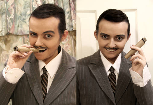 Gomez Addams - Makeup Test