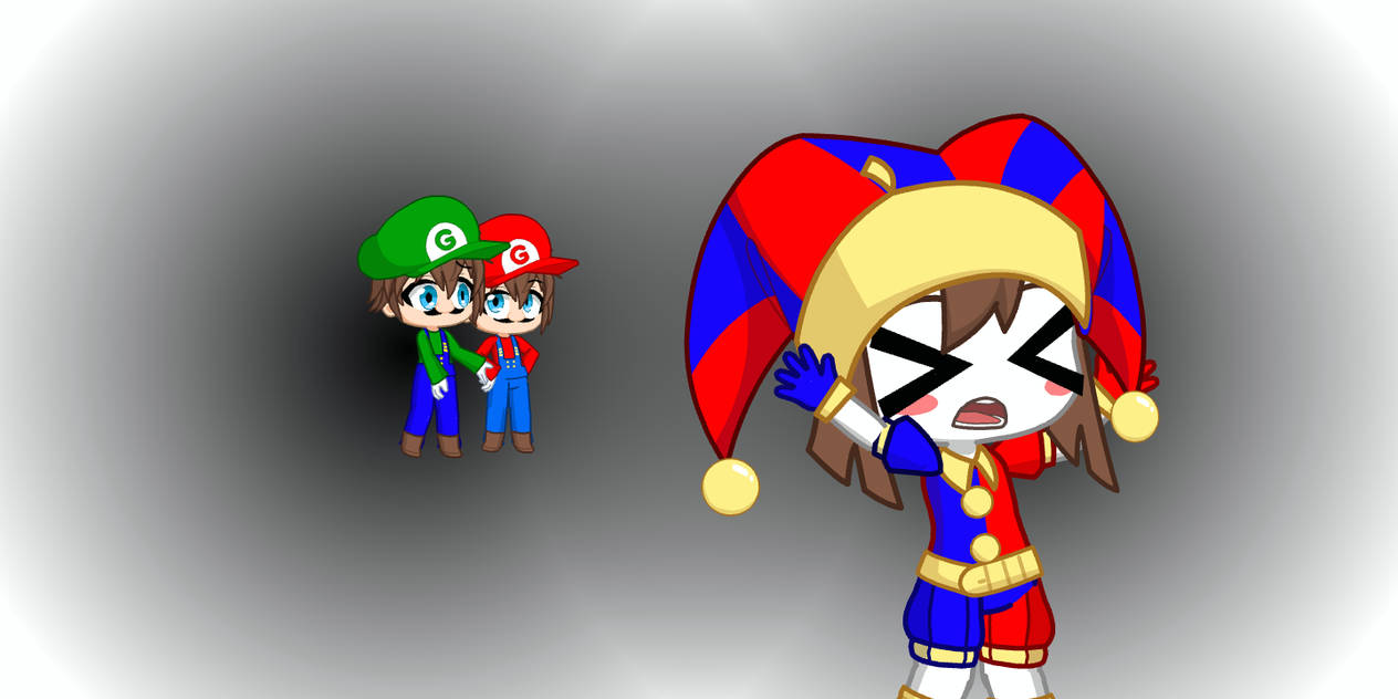 Pomni's reaction to TADC content farms by AleshazAnimates on DeviantArt