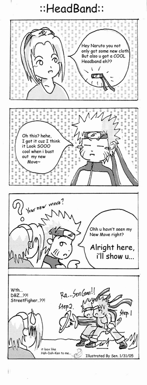 Naruto 4 panel strip