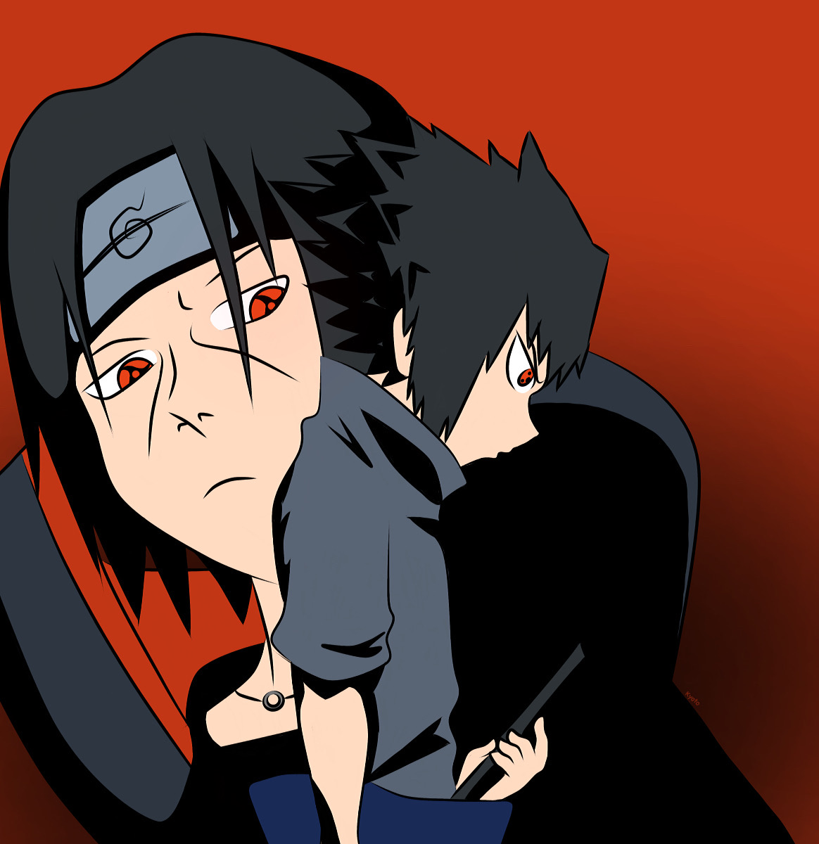 Fanarte - Sasuke e Itachi - Naruto Shippuden by Jean-Cardoso on DeviantArt