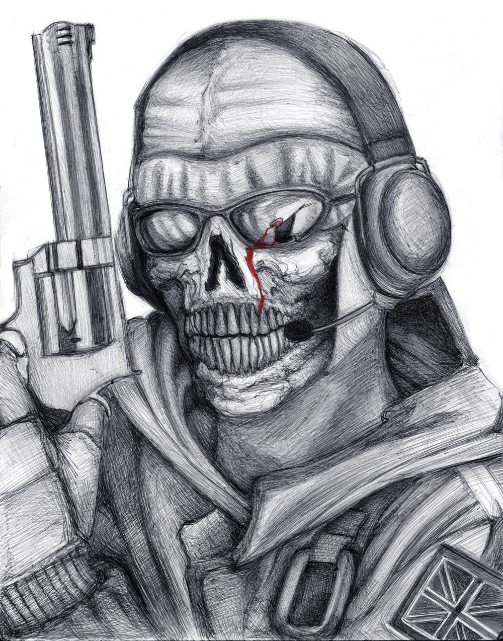 MW2: Ghost by zerotozune on DeviantArt