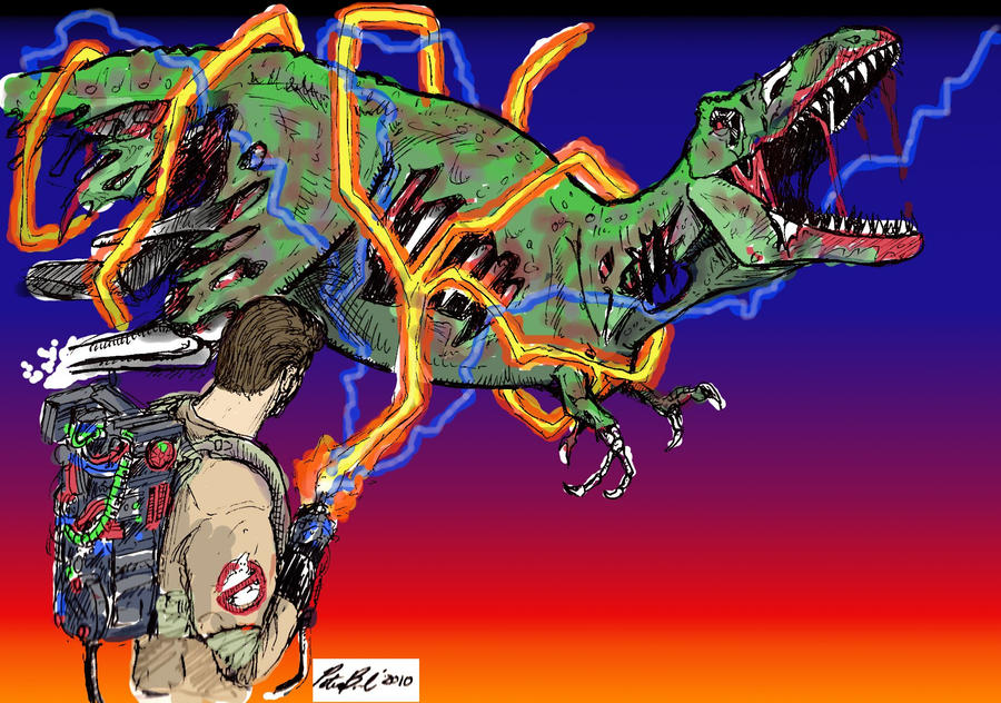 Ghostbusters vs Zombie Rex