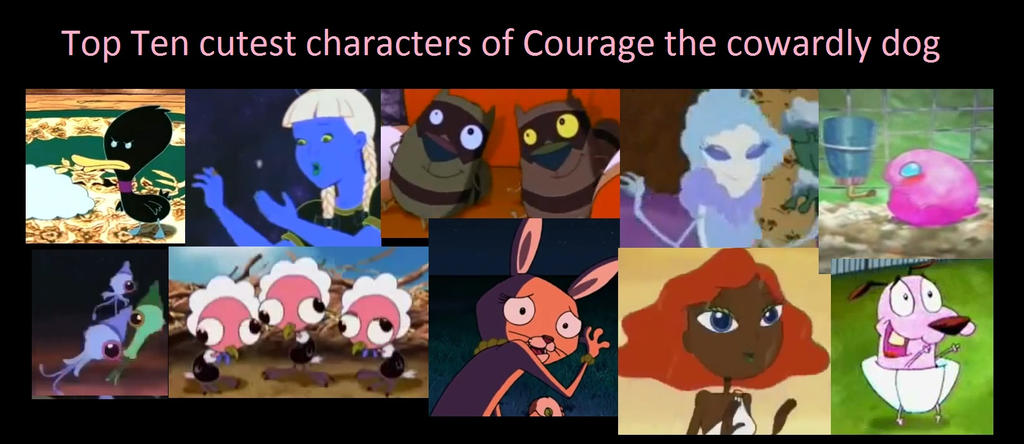 Top Ten cutest characters of Courage