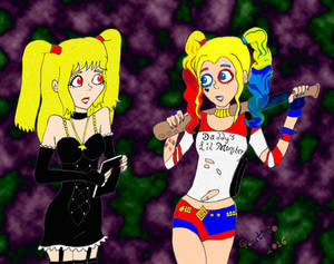 Misa Amane and Harley Quinn