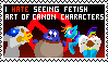 Canon Fetish Hate (stamp)