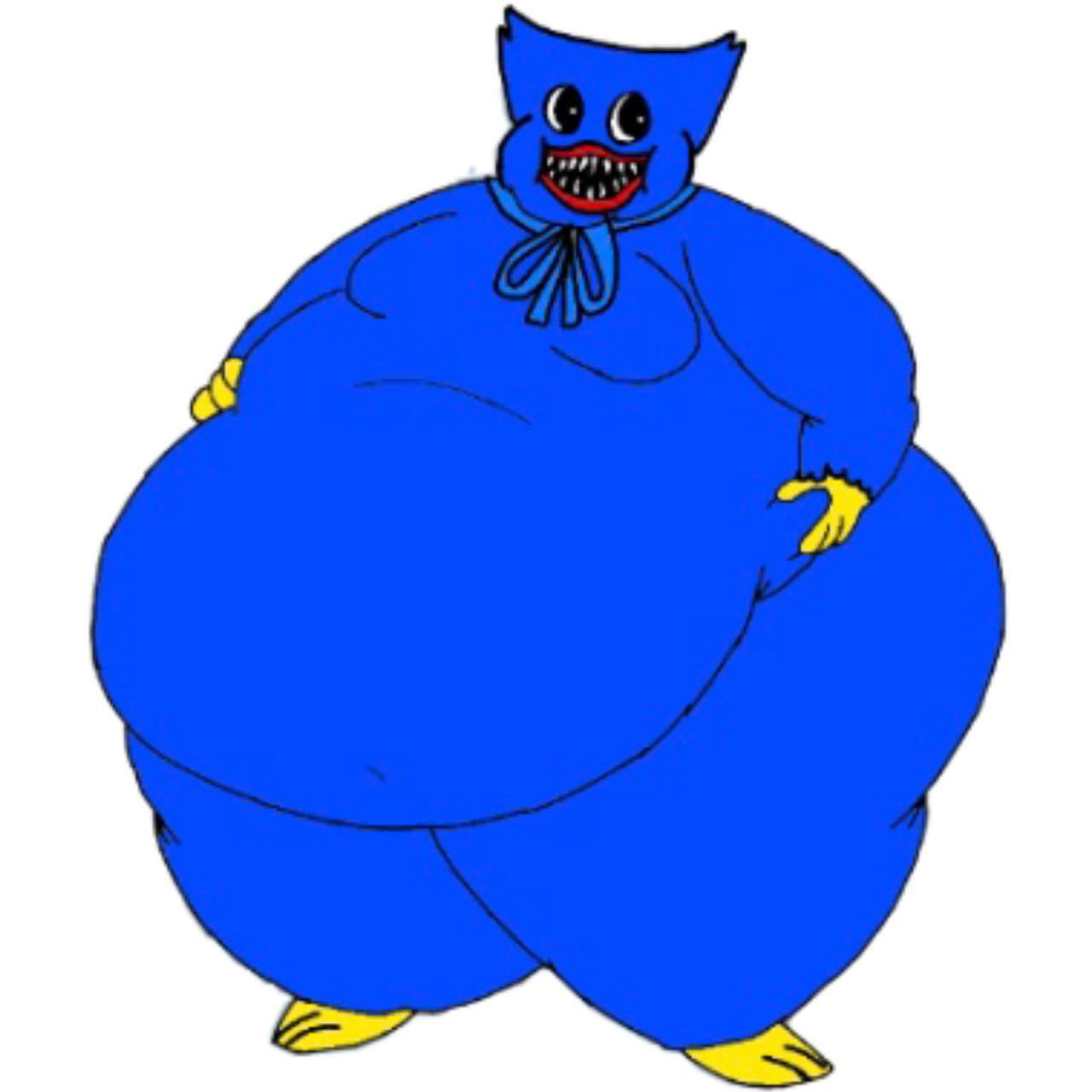 Huggy Inflation Fat Huggy wuggy 2 by Richardbecarra on DeviantArt
