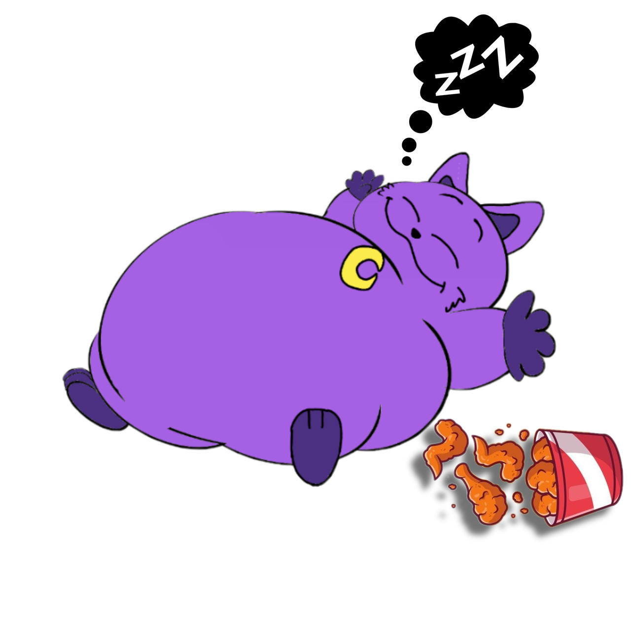 Fat catnap by Richardbecarra on DeviantArt Fat catnap by Richardbecarra on DeviantArt