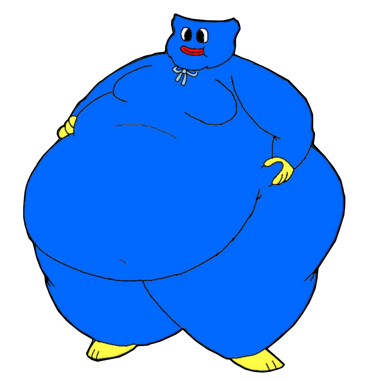 Huggy Inflation Fat Huggy wuggy by Richardbecarra on DeviantArt