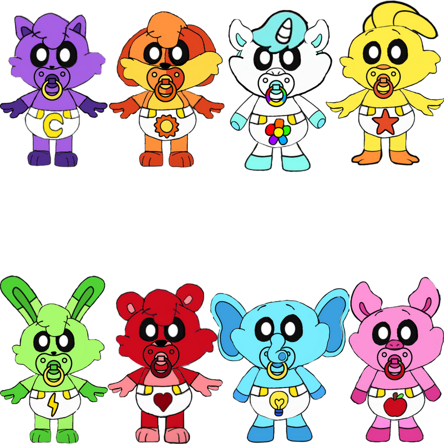 Pacifier Base Deviantart Baby smiling critters pacifier by Richardbecarra on DeviantArt