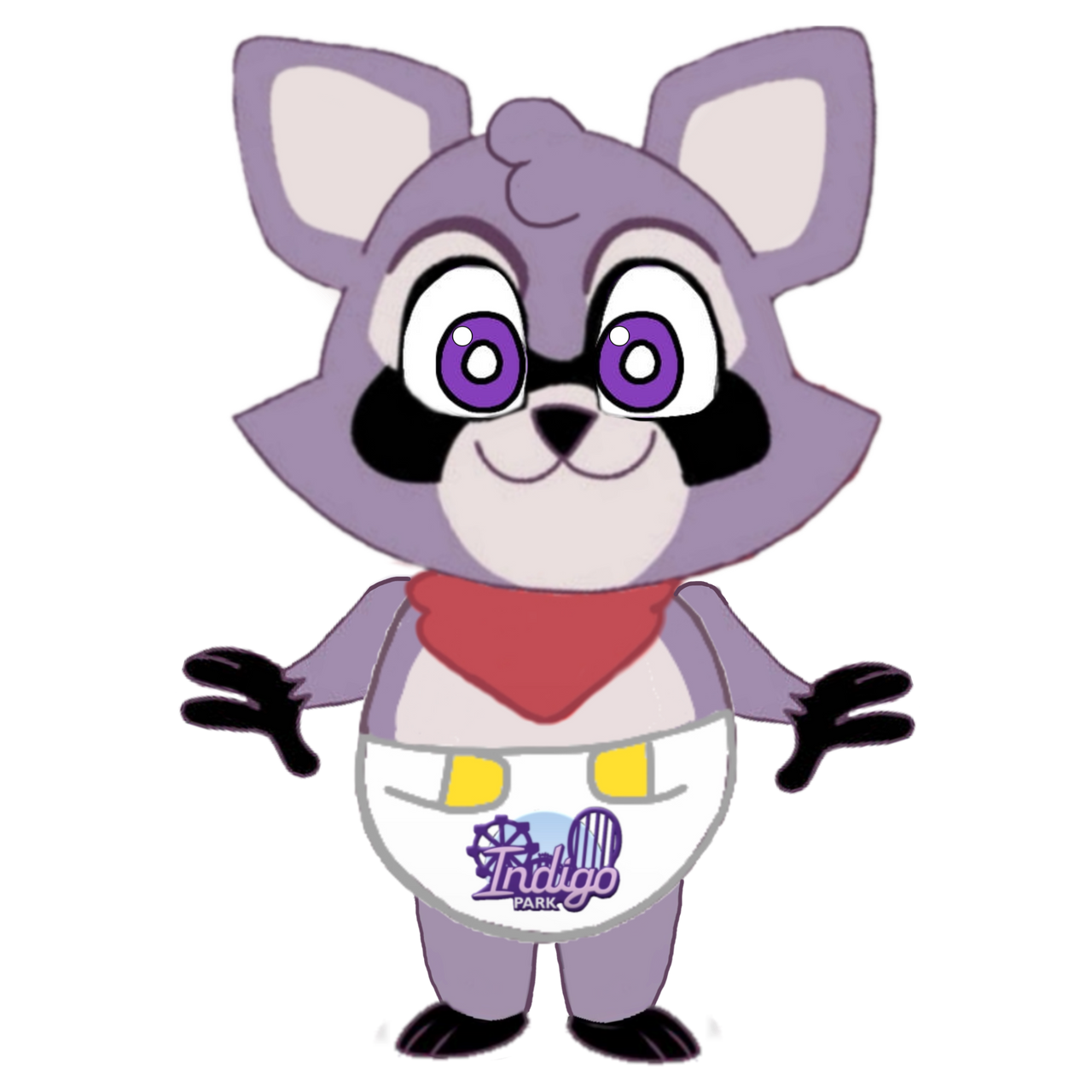 Baby rambley raccoon by Richardbecarra on DeviantArt