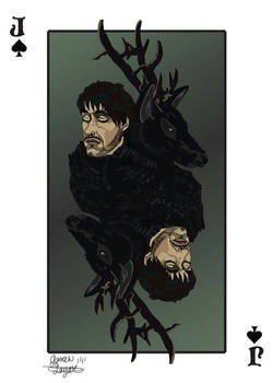 Will and The Stag~Playing Card