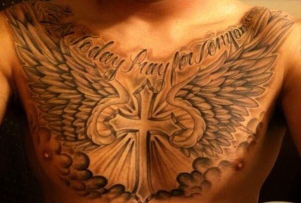 full chest tattoo men