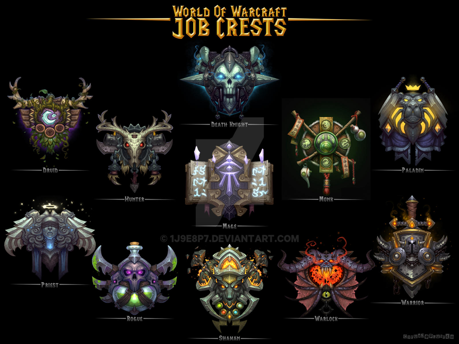 World Of Warcraft Job Crests