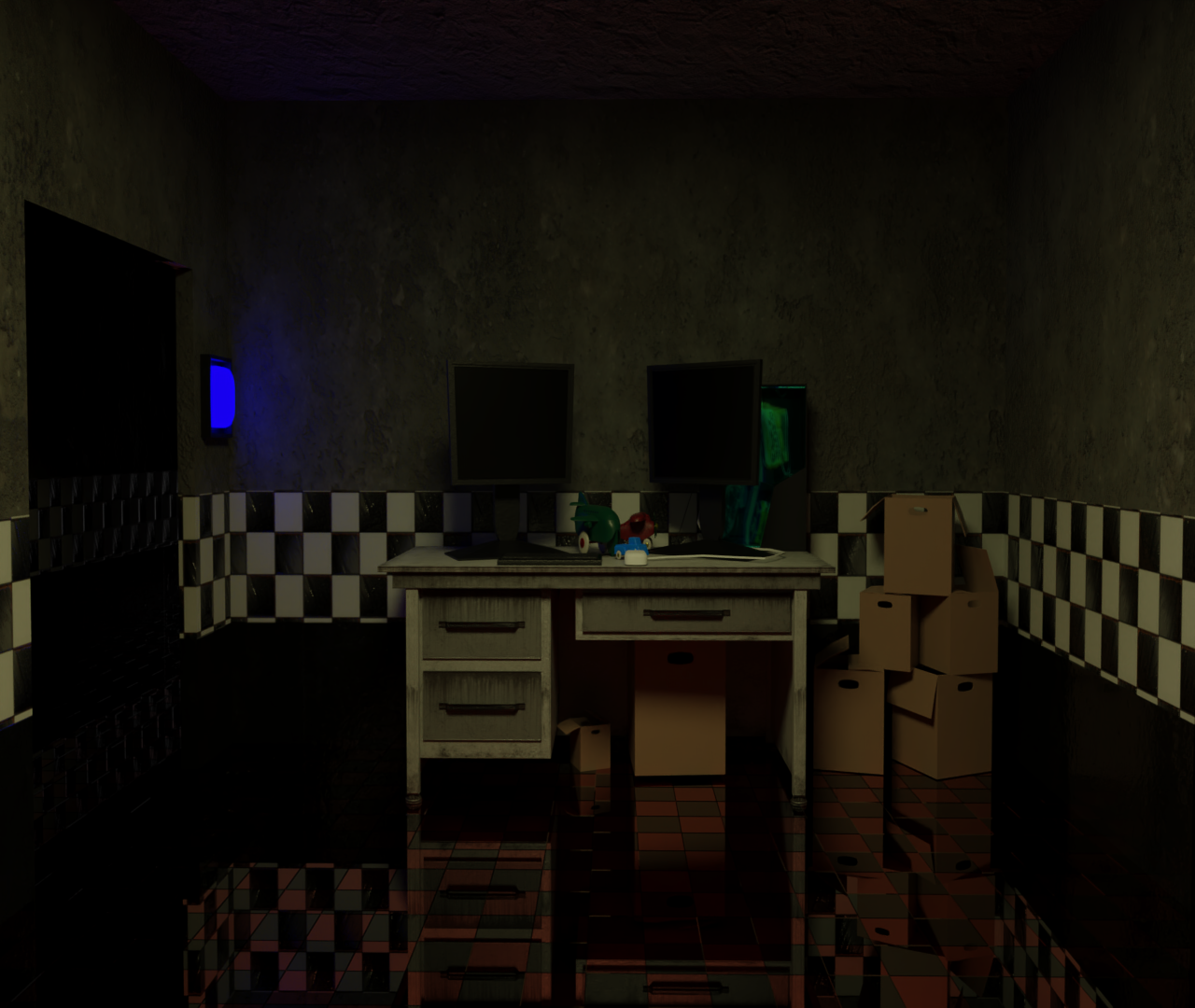 Fan Code Office FNAF Fan game Office Render by UnknownWanter on DeviantArt
