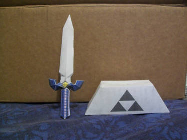 Zelda Master Sword2 Papercraft