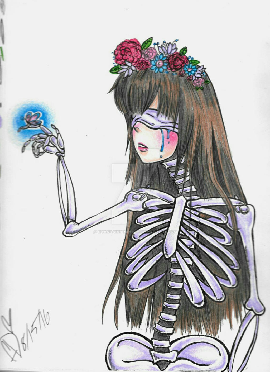 Skeleton Beauty by NyanRainbowKatz on DeviantArt