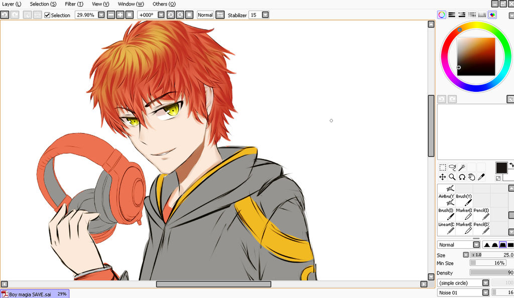 Wip -luciel mystic messenger