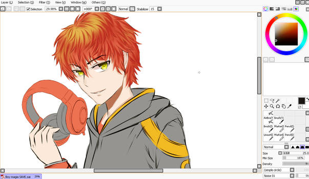 Wip -luciel mystic messenger