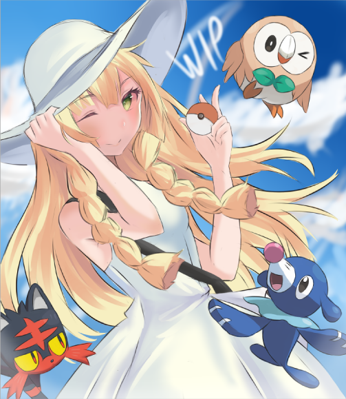 Wip 2 - Lillie Pokemon Sun and Moon