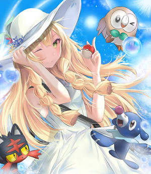 Pokemon Sun and Moon -Trainer Lillie Fanart