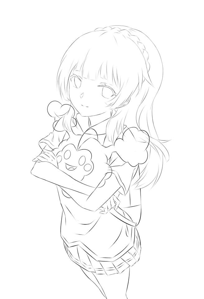 Lillie and Cosmog - wip