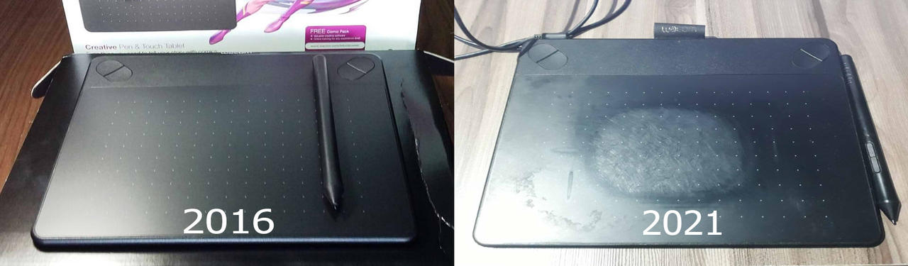 I would like to show my first wacom today.