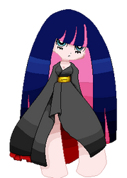 Stocking in a Kimono